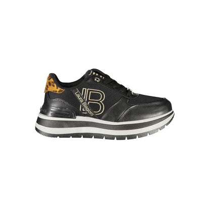 Laura Biagiotti Black Polyester Women Sneakers