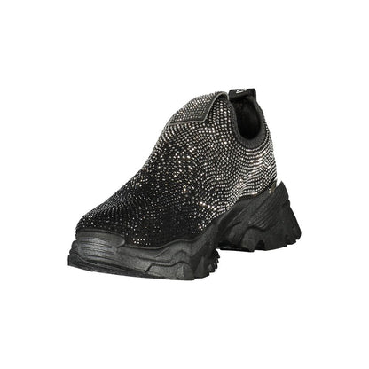 Laura Biagiotti Black Polyurethane Women Sneaker