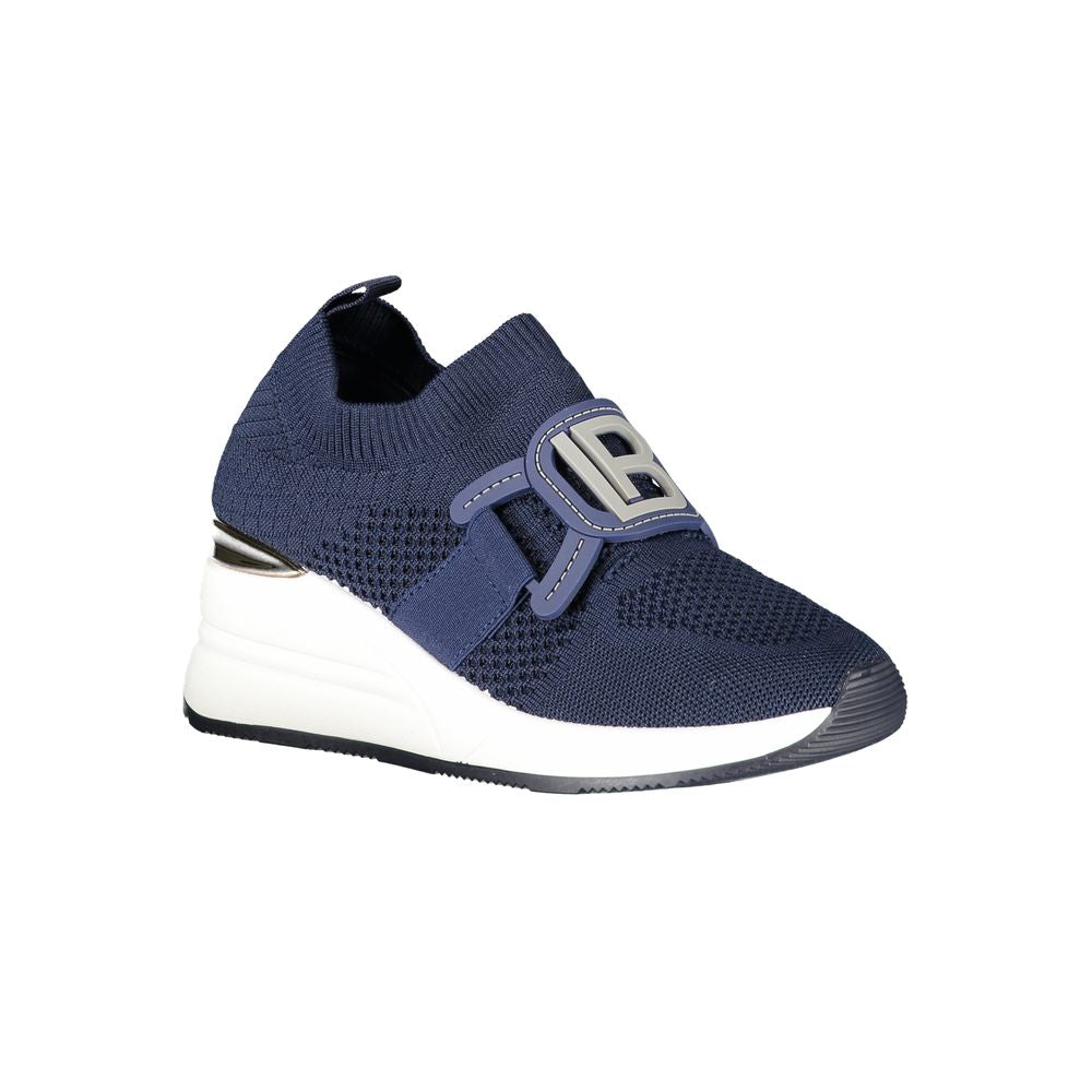 Laura Biagiotti Blue Polyester Sneakers
