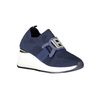 Laura Biagiotti Blue Polyester Sneakers