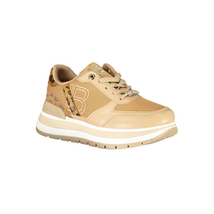 Laura Biagiotti Brown Polyester Sneakers