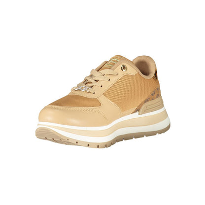 Laura Biagiotti Brown Polyester Sneakers