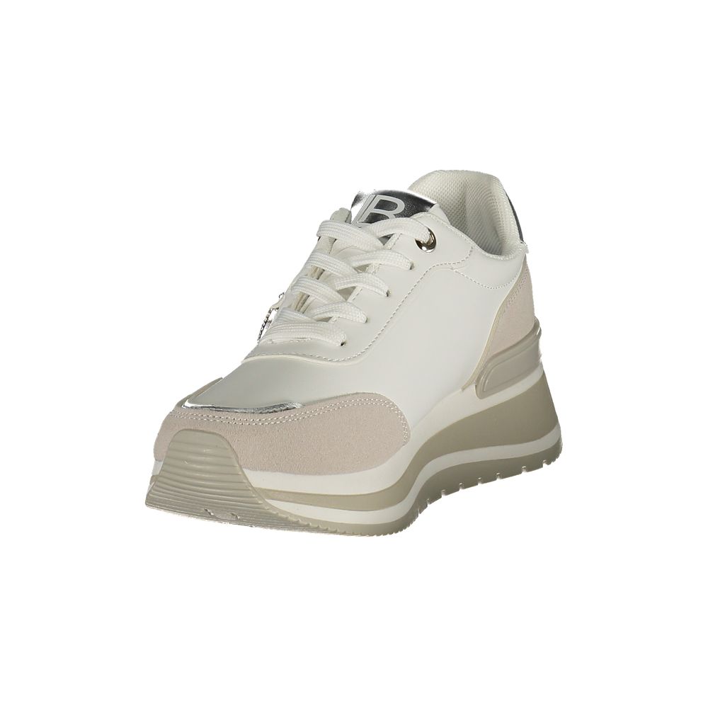 Laura Biagiotti White Polyurethane Women Sneaker