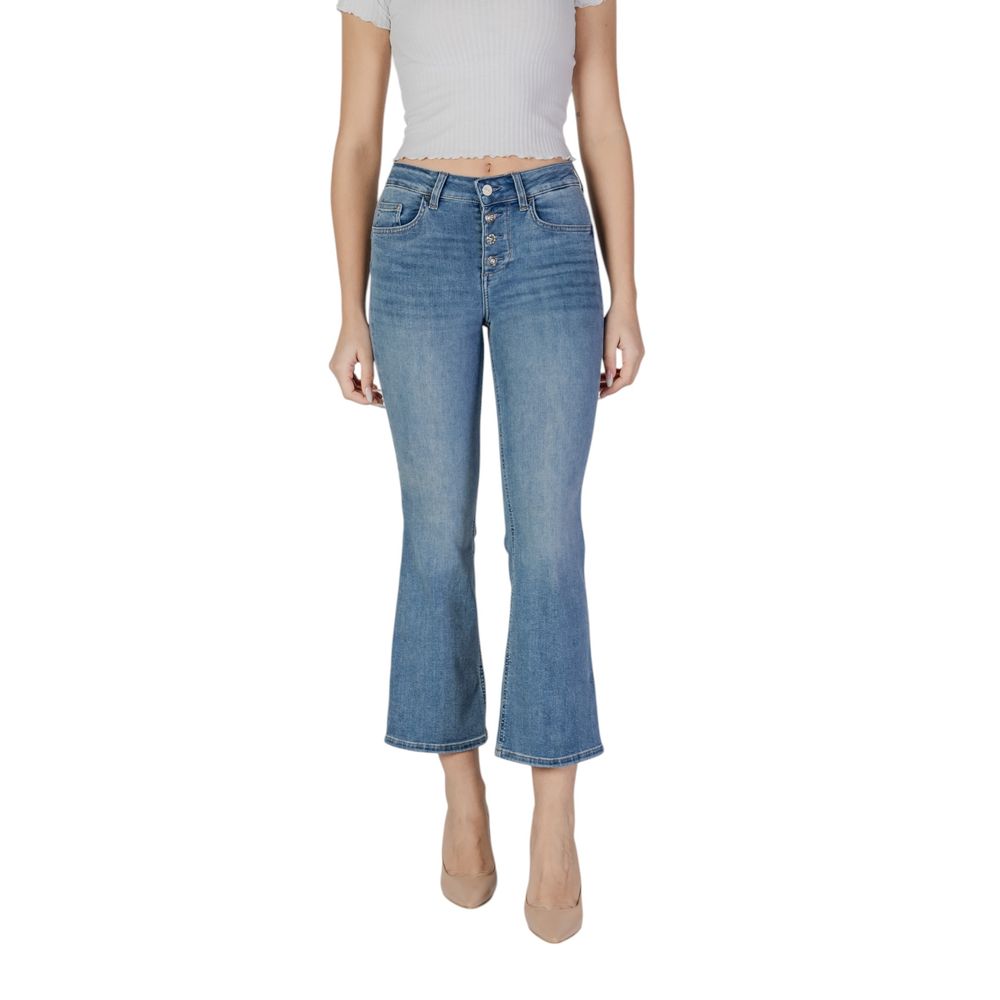 Liu Jo Blue Cotton Bootcut Jean