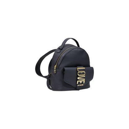 Love Moschino Black Polyethylene Backpack