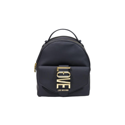 Love Moschino Black Polyethylene Backpack