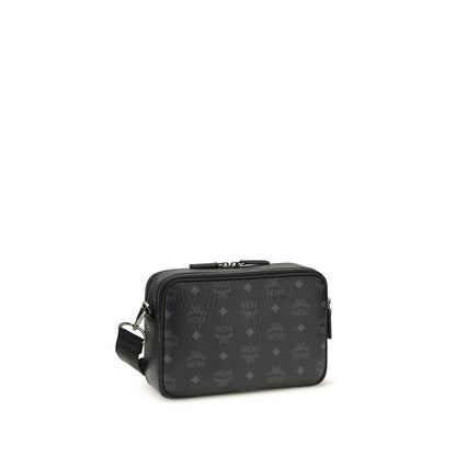 MCM Black Fabric Shoulder Bag