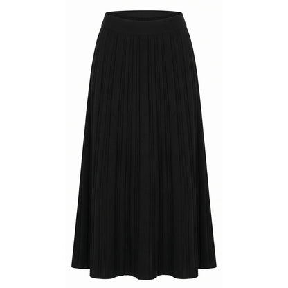 Malo Black Cotton Women Skirt