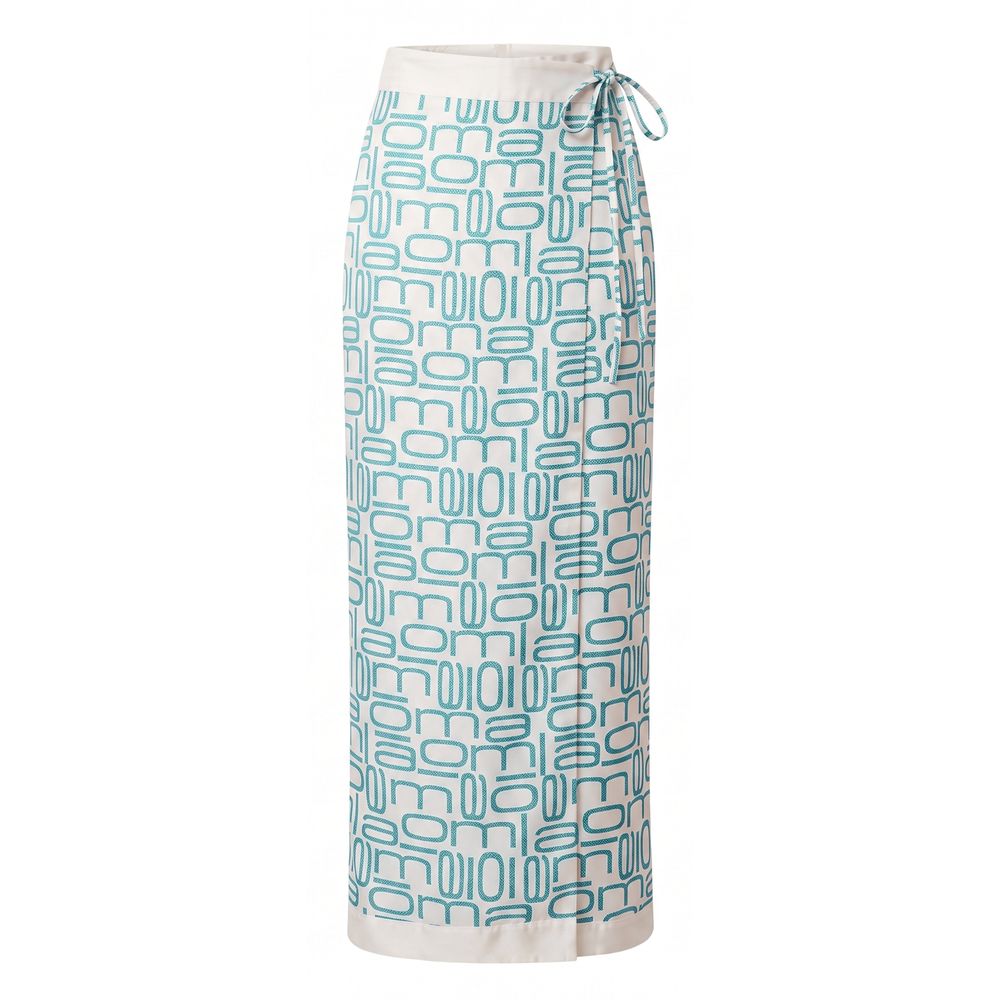 Malo Blue Silk Women's Pants