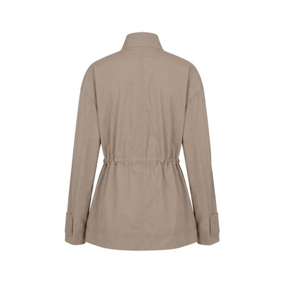 Malo Brown Cotton Women Jacket