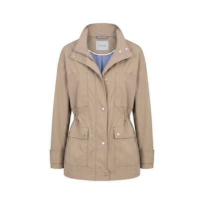 Malo Brown Cotton Women Jacket