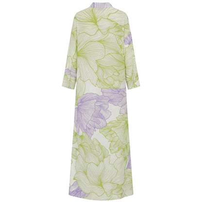 Malo Green Cotton Women Dress