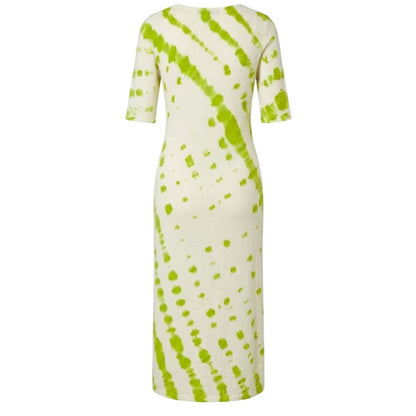 Malo Green Cotton Women Dress