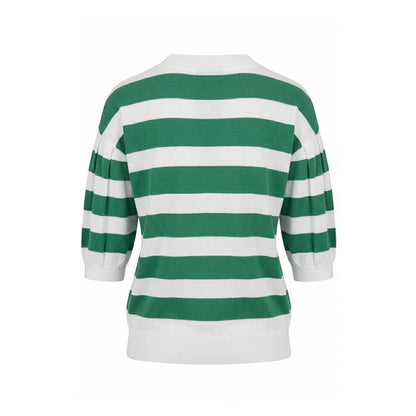 Malo Green Cotton Women Sweater