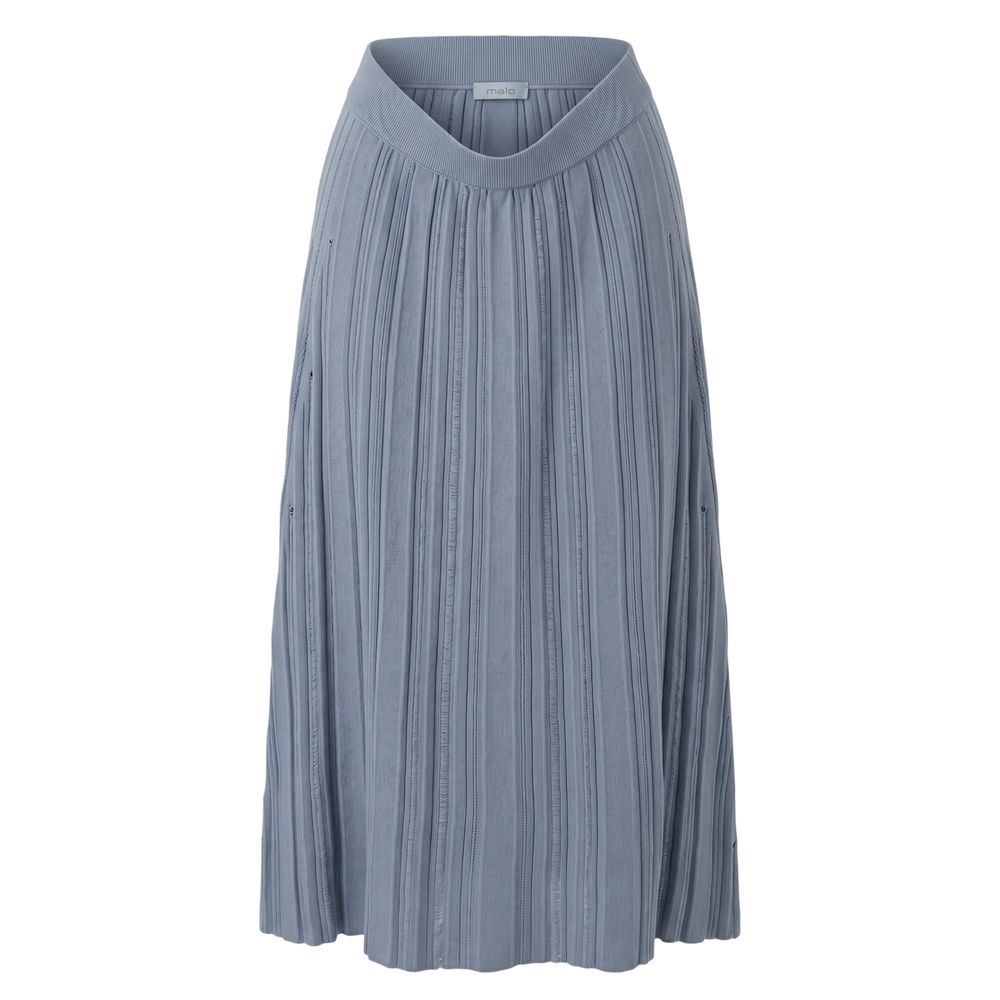 Malo Grey Cotton Women Skirt