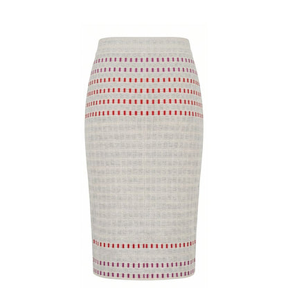 Malo Grey Silk Women Skirt