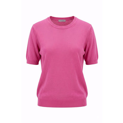 Malo Pink Cotton Women Sweater