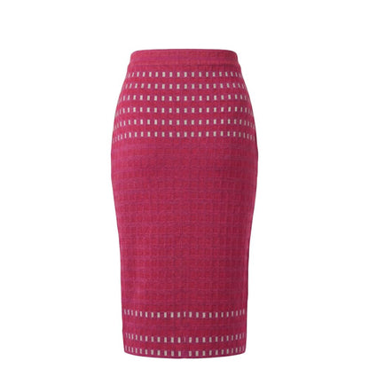 Malo Purple Silk Women Skirt