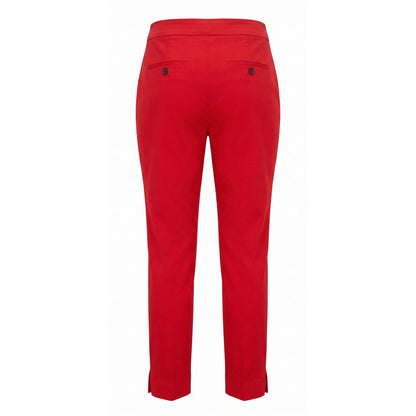 Malo Red Cotton Women Pants