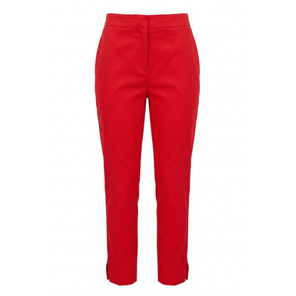 Malo Red Cotton Women Pants