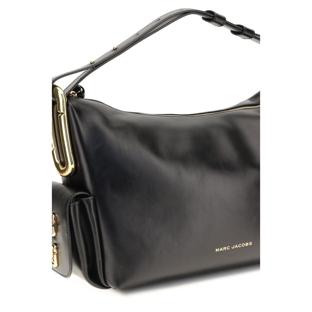 Marc Jacobs Black Calf Leather Bos Taurus Handbag