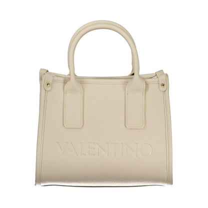 Mario Valentino Beige Polyurethane Women Handbag
