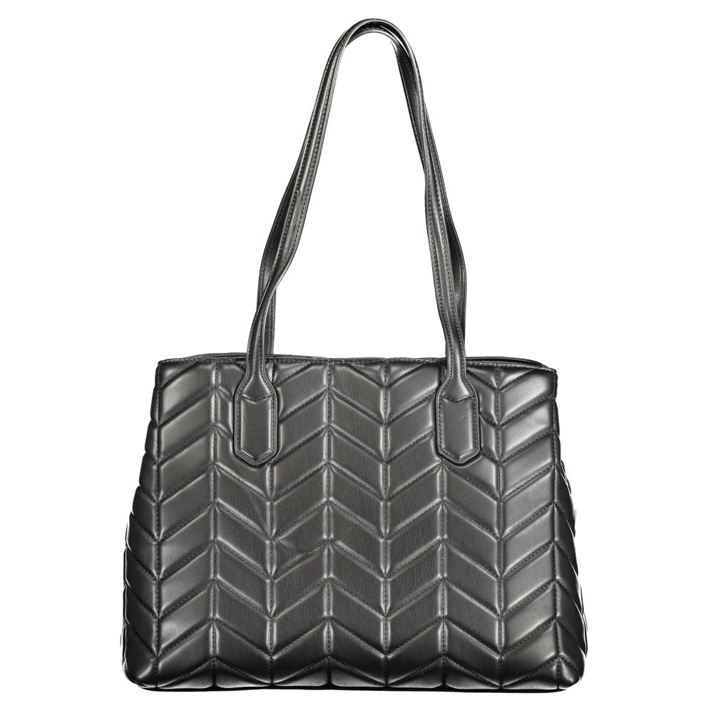 Mario Valentino Black Polyethylene Women Handbag