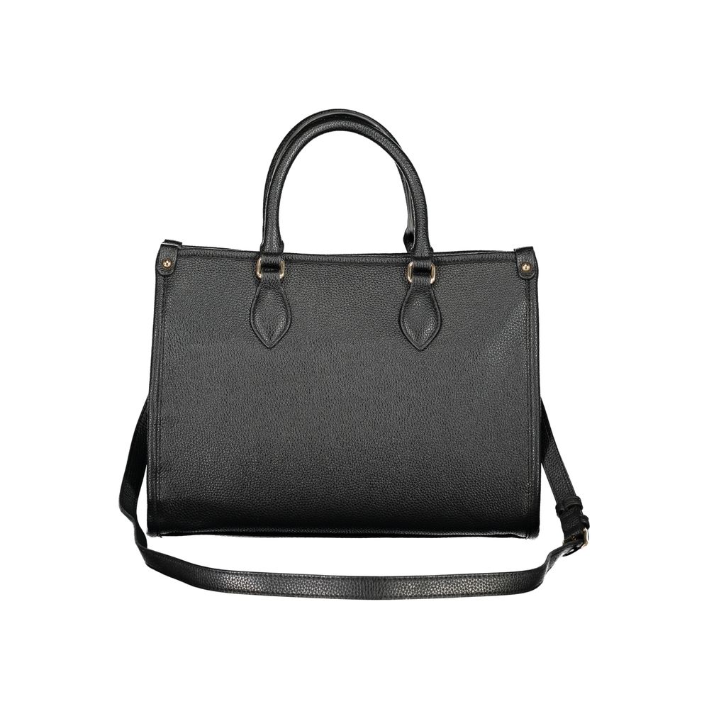 Mario Valentino Black Polyurethane Women Handbag