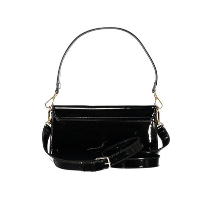 Mario Valentino Black Polyurethane Women Handbag