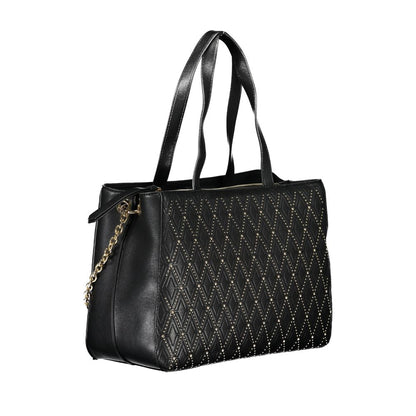 Mario Valentino Black Polyurethane Women's Handbag