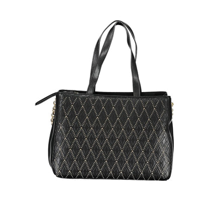 Mario Valentino Black Polyurethane Women's Handbag
