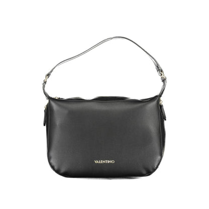 Mario Valentino Black Polyurethane Women's Shoulder Bag
