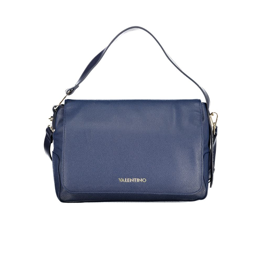 Mario Valentino Blue Polyurethane Women Shoulder Bag
