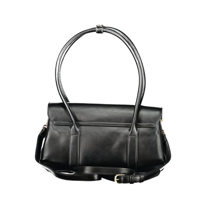 Mario Valentino Nero Poliuretano Woman Shoulder Bag