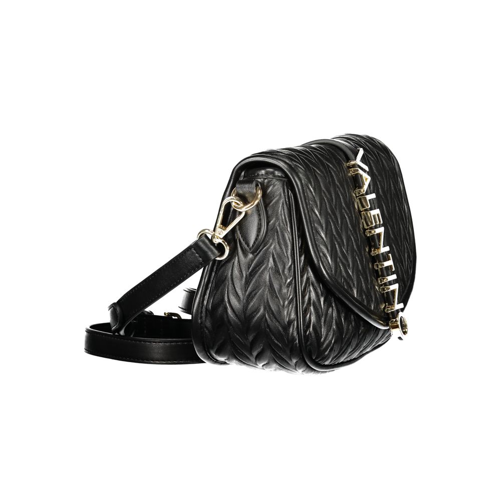 Mario Valentino Nero Poliuretano Woman Shoulder Bag