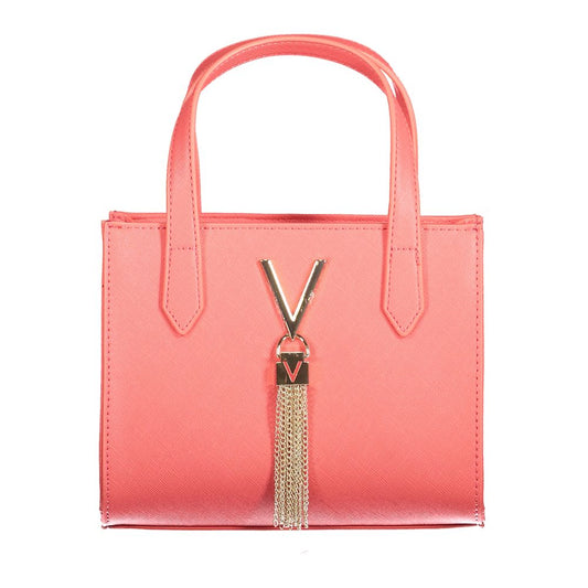 Mario Valentino Pink Polyurethane Women's Shopping Bag