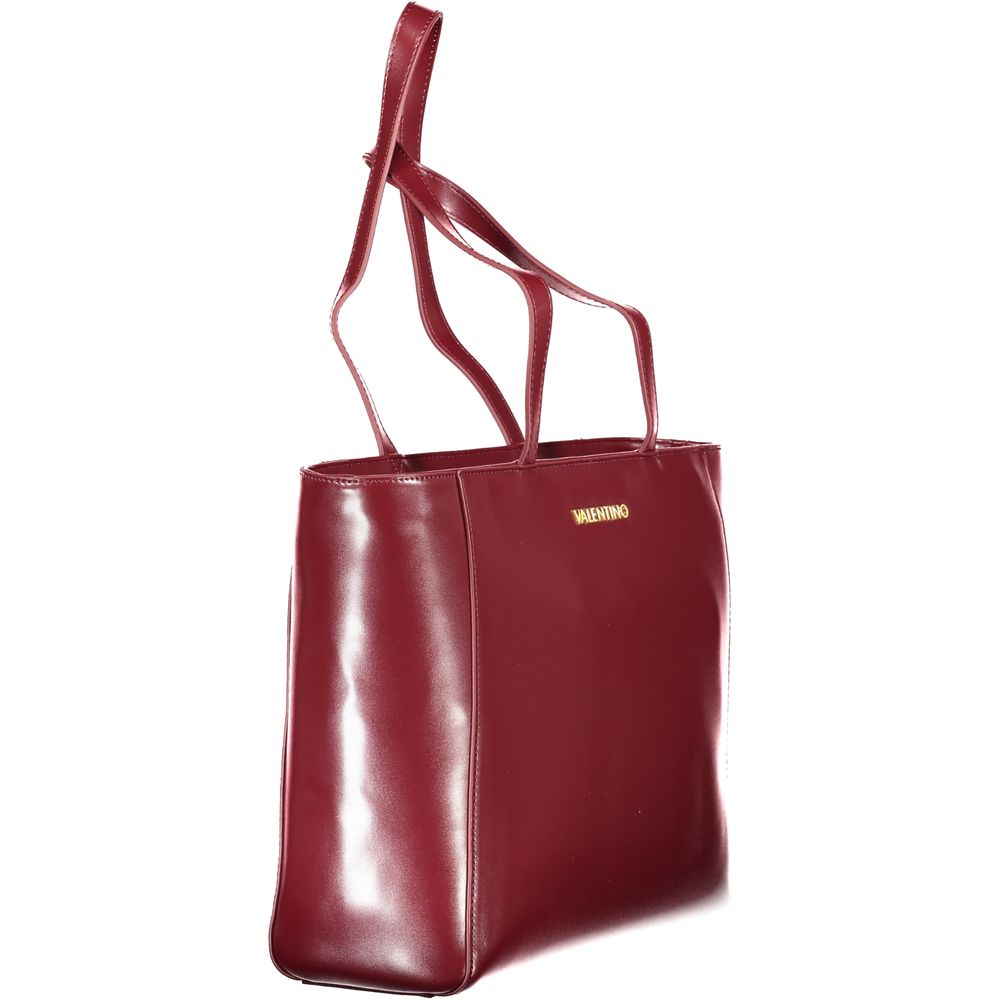 Mario Valentino Red Polyethylene Women Handbag