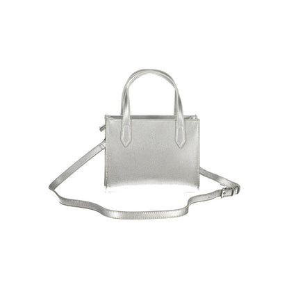 Mario Valentino Silver Polyurethane Women's Handbag