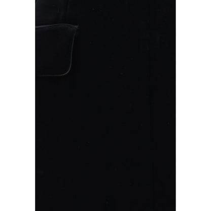 Max Mara Black Polyester Cocktail Dress