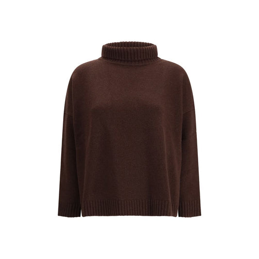 Max Mara Brown Fleece Wool Top