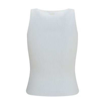 Max Mara White Viscose Tank Tops
