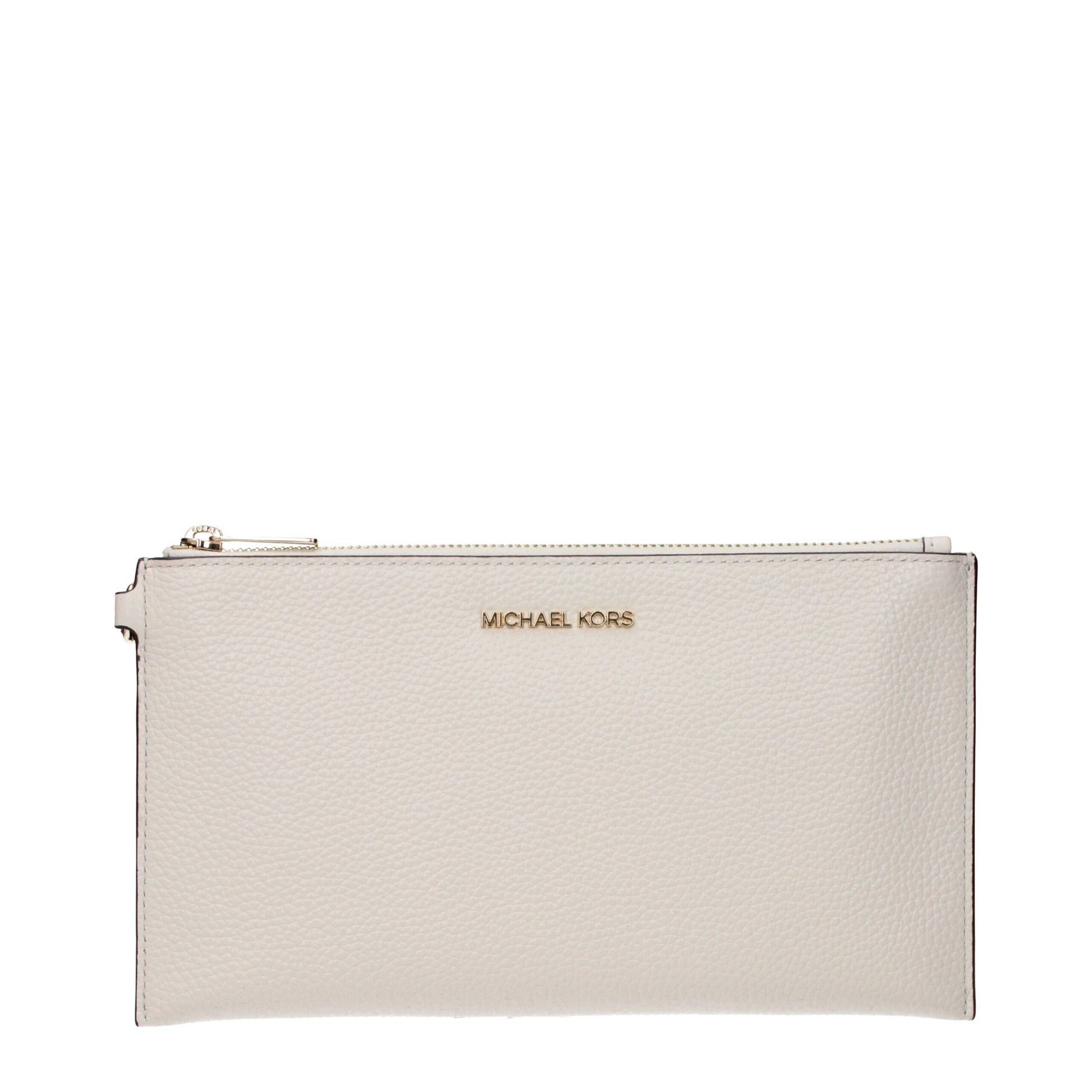 Michael Kors Beige Leather Clutch Bags