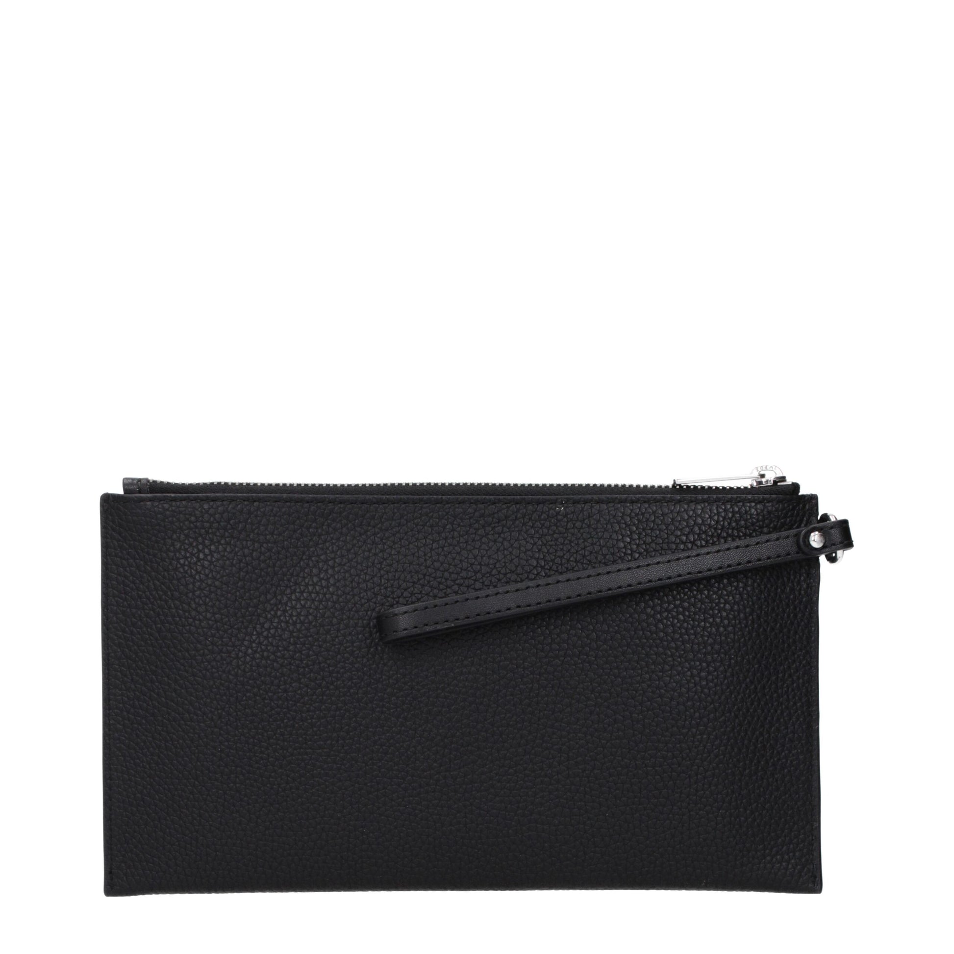 Michael Kors Black Leather Clutch Bags