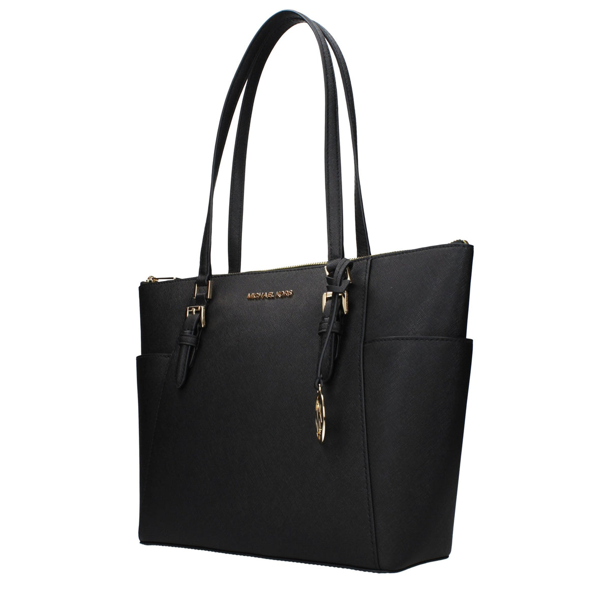 Michael Kors Black Leather Shoulder Bag