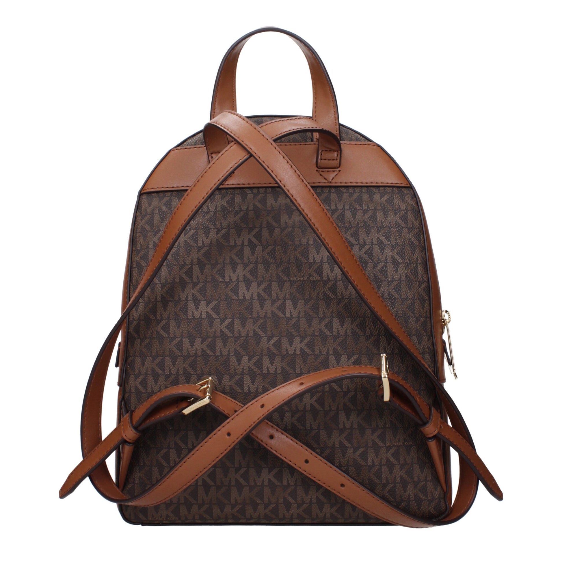Michael Kors Brown Fabric Backpacks