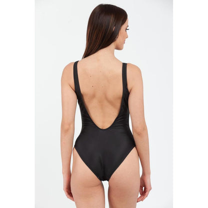 Moschino Black Polyester One-Piece Swimsuit