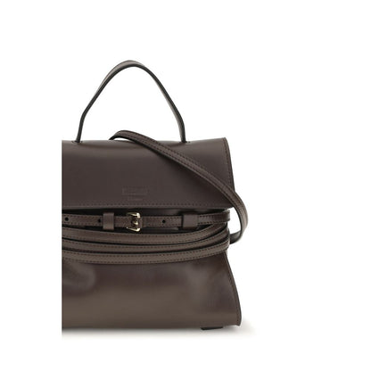 Moschino Brown Goatskin Shoulder Bag
