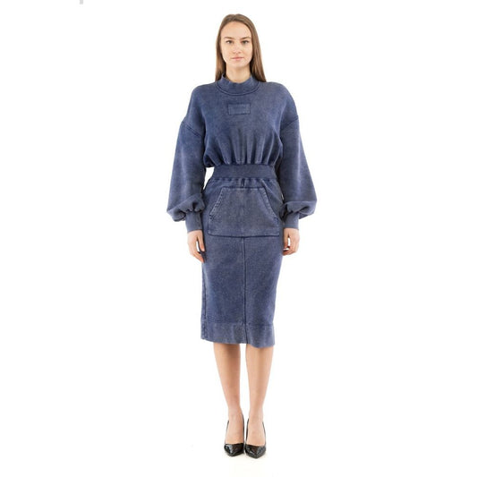 Moschino Multicolor Cotton Casual Dress