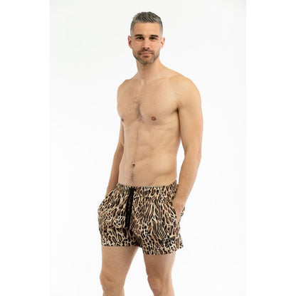 Moschino Multicolor Polyester Swim Shorts