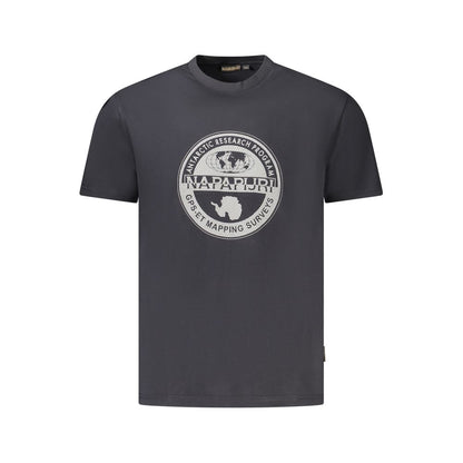 Napapijri Black Cotton Men T-Shirt